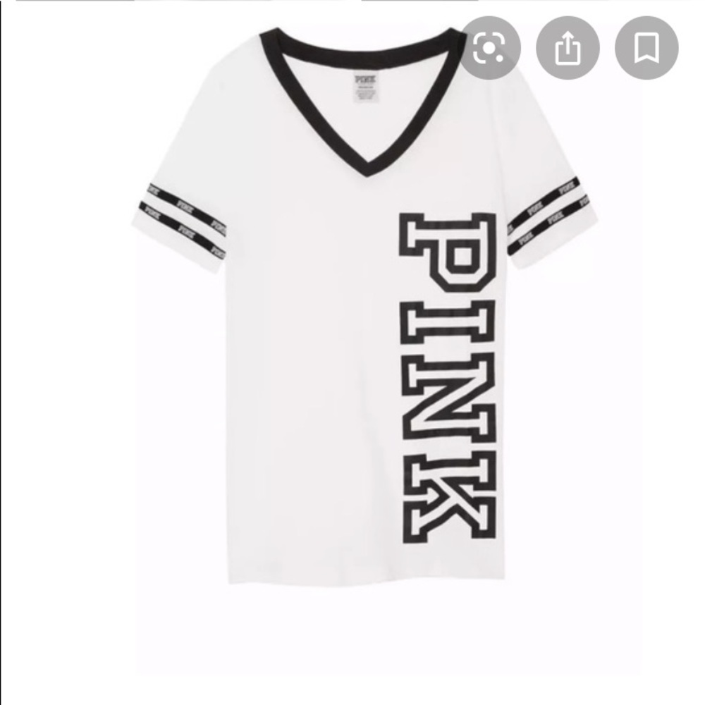NEVER WORN PINK V-NECK